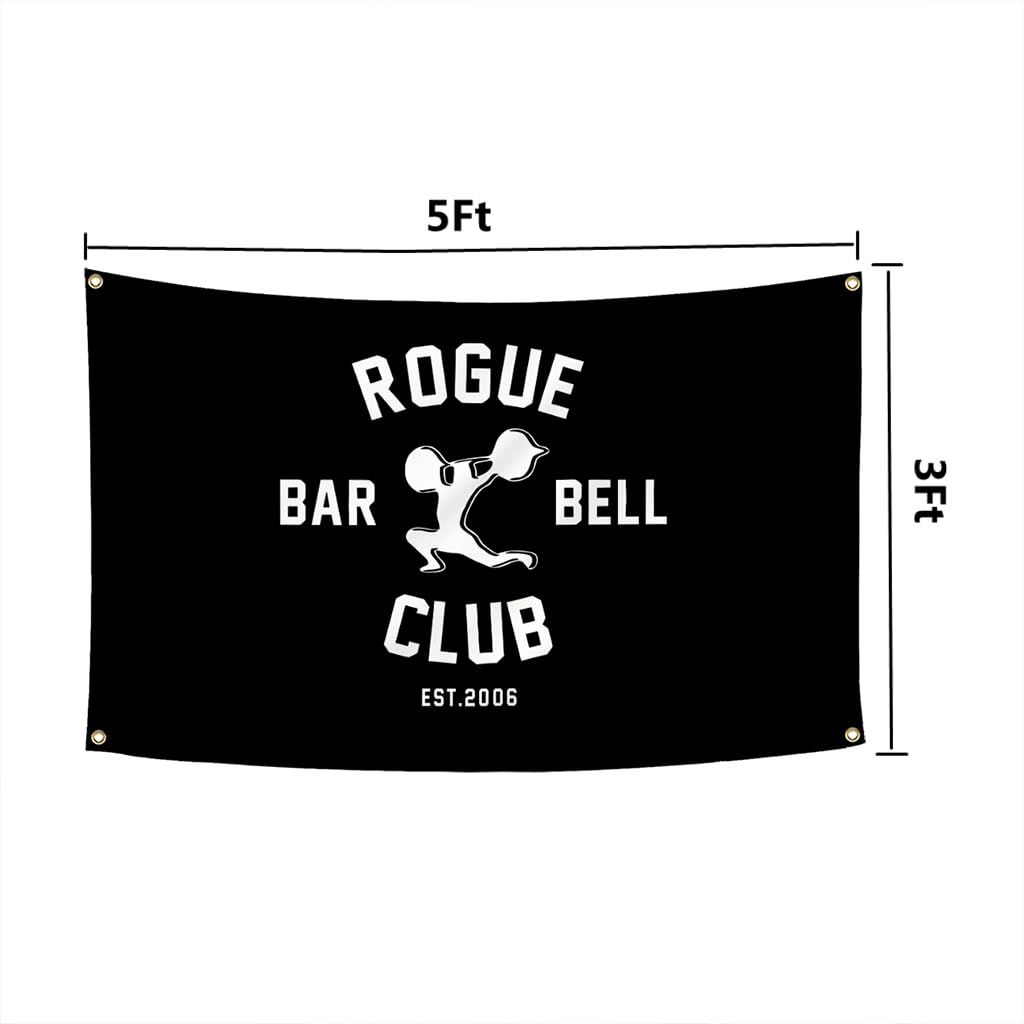 Amazon.co.jp: Rogue Club Flag モチベーションを高めるジムバナー 3